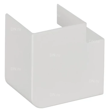 Поворот IEK METRA MINI 90° 40х40мм, материал - пластик, цвет - белый 638183 (замена Legrand 638183)