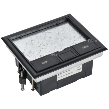 Лючок напольный IEK PRIMER 8 модулей, IP20, материал - пластик PM-LN12-08-O-20-K02