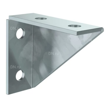 Уголок крепежный IEK двойной усиленный для STRUT-профиля, материал - сталь CLM50D-UUS-107-40