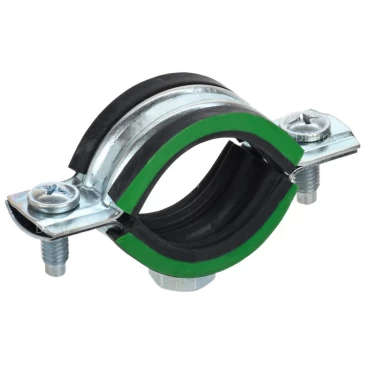 Скоба металлическая IEK ELASTA d=60-65мм двухкомпонентная, с резиновым уплотнителем, корпус - сталь, ET-MP40D-SK-059-02-040 (упаковка 1шт)