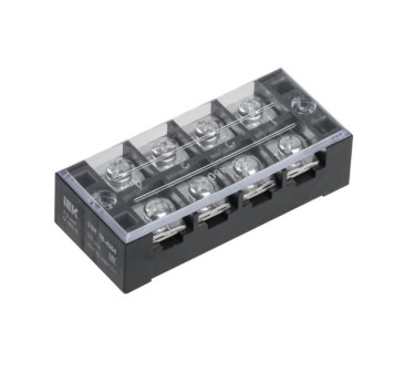 Блок зажимов IEK БЗН ТВ-4504, 4 клеммные пары, 45A, поперечное сечение присоединяемых проводников 4.5 мм2