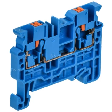 Колодка клеммная IEK ARMAFIX Push-In CP 2.5мм2, пружинная, диапазон сечений - 0.2-2.5мм2, цвет - синий AF-CT20-00-K07-002
