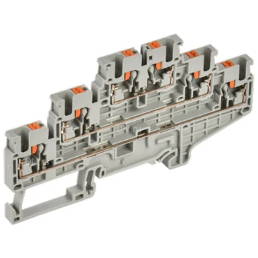 Колодка клеммная IEK ARMAFIX Push-In CP-ML 2.5мм2, пружинная, 3 уровня, диапазон сечений - 0.2-2.5мм2, цвет - серый, упаковка - 50шт YCT23-00-3-K03-002