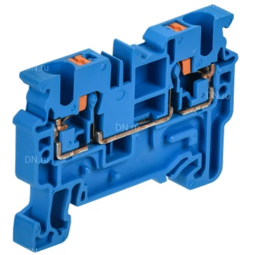 Колодка клеммная IEK ARMAFIX Push-In CP 4мм2, пружинная, диапазон сечений - 0.2-4.0мм2, цвет - синий AF-CT20-00-K07-004