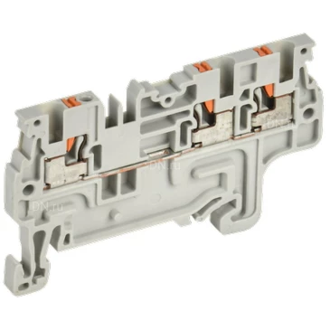 Колодка клеммная IEK ARMAFIX Push-In CP-MC 1.5мм2, пружинная, 3 вывода, диапазон сечений - 0.2-1.5мм2, цвет - серый YCT22-00-3-K03-001