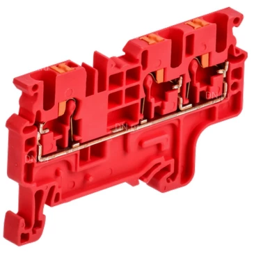 Колодка клеммная IEK ARMAFIX Push-In CP-MC 2.5мм2, пружинная, 3 вывода, диапазон сечений - 0.2-2.5мм2, цвет - красный AF-CT22-00-3-K04-002