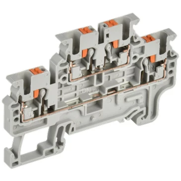 Колодка клеммная IEK ARMAFIX Push-In CP-ML 2.5мм2, пружинная, 2 уровня, диапазон сечений - 0.2-2.5мм2, цвет - серый YCT23-00-2-K03-002