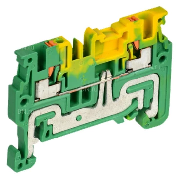 Колодка клеммная IEK ARMAFIX Push-In CP-PEN 1.5мм2, пружинная, заземляющая, диапазон сечений - 0.2-1.5мм2, цвет - желто-зеленый YCT21-00-K52-001