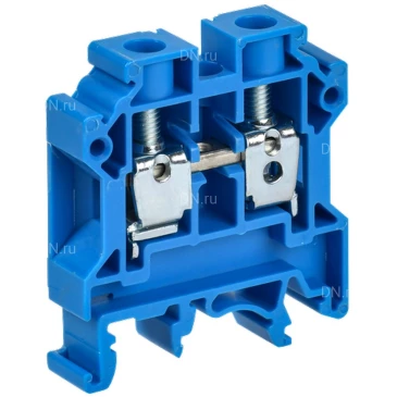 Колодка клеммная IEK ARMAFIX CTS 10мм2, винтовая, диапазон сечений - 0.5-10.0мм2, цвет - синий YCT10-00-K07-010