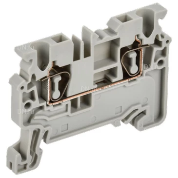 Колодка клеммная IEK ARMAFIX CX 2.5 2.5мм2 проходная, пружинная, диапазон сечений - 0.2-2.5мм2, цвет - серый AF-CT40-00-K03-002