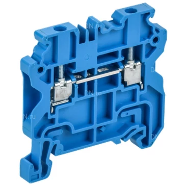 Колодка клеммная IEK ARMAFIX CY2.5BU Ex, винтовая, взрывозащищенная, диапазон сечений - 0.2-2.5мм2, цвет - синий AF-CT30-00-K07-002-EX