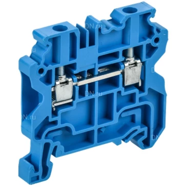 Колодка клеммная IEK ARMAFIX CY4BU Ex, винтовая, взрывозащищенная, диапазон сечений - 0.2-4.0мм2, цвет - синий AF-CT30-00-K07-004-EX
