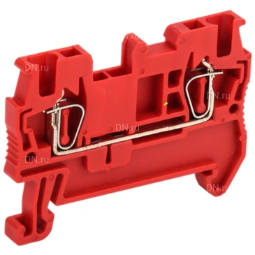 Клемма пружинная IEK КПИ 2в-1.5, диапазон сечений - 0.2-1.5мм2, цвет - красный, упаковка - 60шт YZN11-001-K04