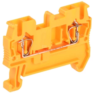 Клемма пружинная IEK КПИ 2в-2.5, диапазон сечений - 0.2-2.5мм2, цвет - оранжевый YZN11-002-K09