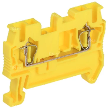 Клемма пружинная IEK КПИ 2в-2.5, диапазон сечений - 0.2-2.5мм2, цвет - желтый, упаковка - 50шт YZN11-002-K05