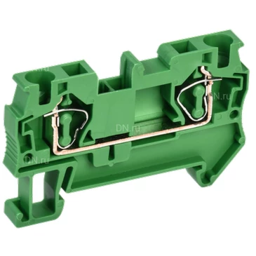Клемма пружинная IEK КПИ 2в-4, диапазон сечений - 0.2-4.0мм2, цвет - зеленый, упаковка - 40шт YZN11-004-K06
