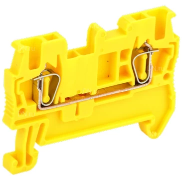 Клемма пружинная IEK КПИ 2в-1.5, диапазон сечений - 0.2-1.5мм2, цвет - желтый, упаковка - 60шт YZN11-001-K05