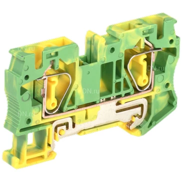 Клемма пружинная IEK КПИ 2в-6-PEN, диапазон сечений - 0.5-6.0мм2, цвет - желто-зеленый , упаковка - 24шт YZN21-006-K52