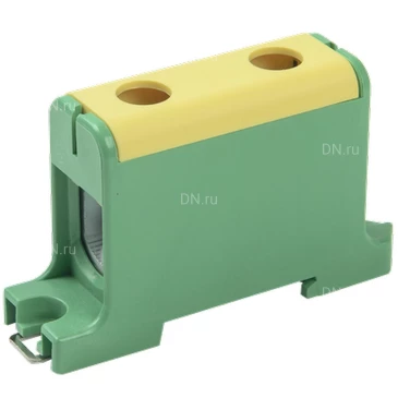 Клемма вводная IEK КВС PE 16-95мм2 силовая, диапазон сечений - 16-95мм2, цвет - желто-зеленый, упаковка - 8шт YZN22-095-K52