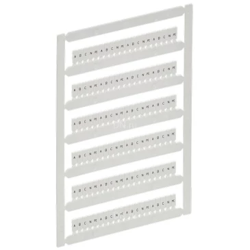 Маркер IEK ARMAFIX для CP 1,5мм2, символы A; B; C; N; PE, цвет - белый AF-CT10D-M-D15-21