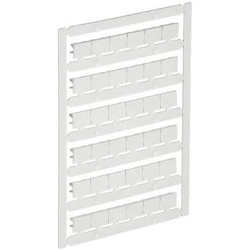 Маркер IEK ARMAFIX для CTS 16/25мм2, без символов, цвет - белый AF-CT10D-M-025-00