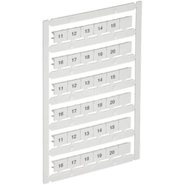 Маркер IEK ARMAFIX для CTS 16/25мм2, символы 11-20, цвет - белый AF-CT10D-M-025-02