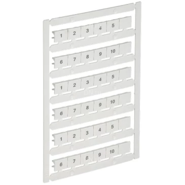 Маркер IEK ARMAFIX для CTS 16/25мм2, символы 1-10, цвет - белый AF-CT10D-M-025-01
