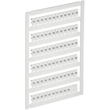 Маркер IEK ARMAFIX для CTS/CP 4мм2, символы 121-130, цвет - белый AF-CT10D-M-004-13