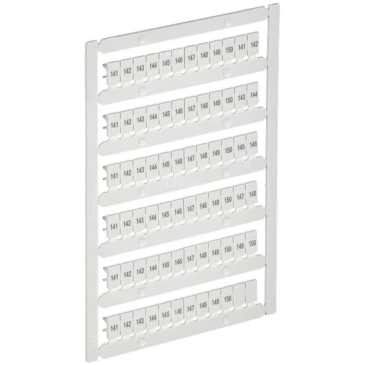 Маркер IEK ARMAFIX для CTS/CP 4мм2, символы 141-150, цвет - белый AF-CT10D-M-004-15