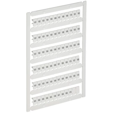 Маркер IEK ARMAFIX для CTS/CP 4мм2, символы 161-170, цвет - белый AF-CT10D-M-004-17