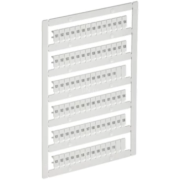 Маркер IEK ARMAFIX для CTS/CP 2,5мм2, символы 101-110, цвет - белый AF-CT10D-M-D25-11