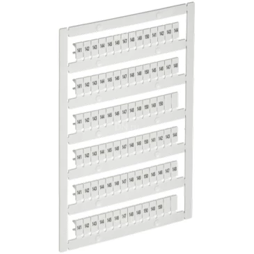 Маркер IEK ARMAFIX для CTS/CP 2,5мм2, символы 141-150, цвет - белый AF-CT10D-M-D25-15