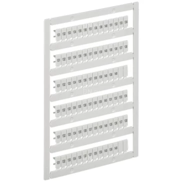 Маркер IEK ARMAFIX для CTS/CP 2,5мм2, символы 131-140, цвет - белый AF-CT10D-M-D25-14