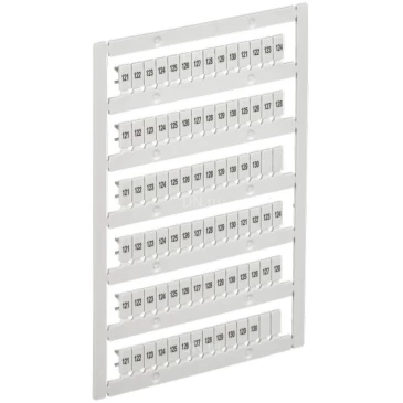 Маркер IEK ARMAFIX для CTS/CP 2,5мм2, символы 121-130, цвет - белый AF-CT10D-M-D25-13