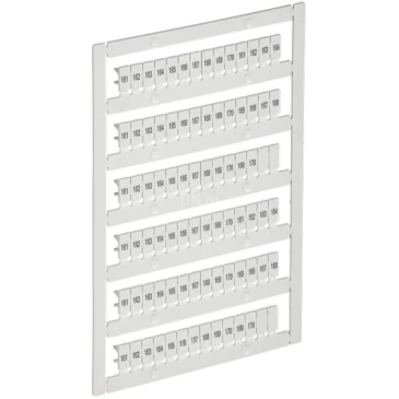 Маркер IEK ARMAFIX для CTS/CP 2,5мм2, символы 161-170, цвет - белый AF-CT10D-M-D25-17