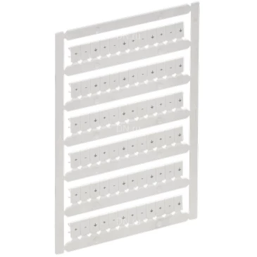 Маркер IEK ARMAFIX для CTS/CP 4мм2, символы +; -; зазем., цвет - белый AF-CT10D-M-004-23