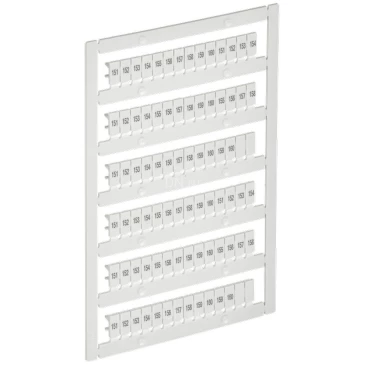 Маркер IEK ARMAFIX для CTS/CP 2,5мм2, символы 151-160, цвет - белый AF-CT10D-M-D25-16