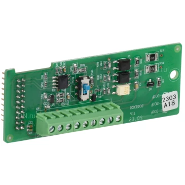 Плата расширения входов/выходов ONI Modbus RS485 EC-A150-IO3-1 2DI 1RO НО НЗ для преобразователя частоты A150, 2 цифровых входа, 1 релейный выход с контактами НО/НЗ