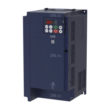 Преобразователь частоты ONI FC-430-33-15G18PT со встроенным тормозным модулем, мощность - 15-18.5кВт, ток нагрузки - 32-38А, количество фаз - 3, напряжение питания - 380В