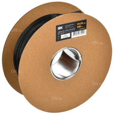 Оплетка кабельная IEK 8-13мм, длина - 100м, материал - полиэстер, 1 упаковка UBS10-PL-0813-100-K02