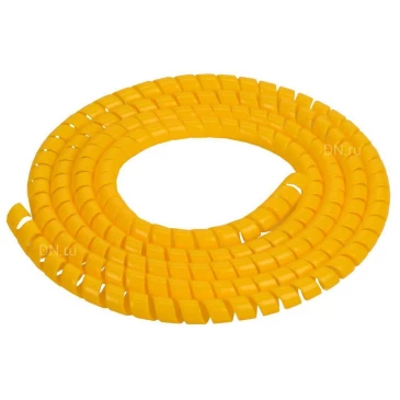 Спираль монтажная IEK СПГ-25 диаметр - 25мм, толщина - 1мм, длина - 2м, цвет - желтый, 1 упаковка USWB1-25-02-K05