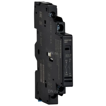 Контакт дополнительный IEK MASTER ДК32-20 боковой, упаковка - 4шт DMS11D-AU20