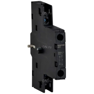 Контакт дополнительный IEK MASTER ДК64-11 боковой DMS21D-AU11