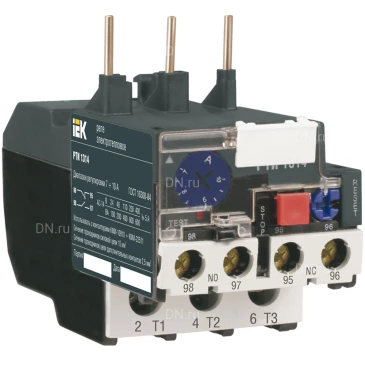 Реле электротепловое IEK РТИ-1301 габарит 1, номинальный ток - 0.1-0.16А, номинальное напряжение - 660В, климатическое исполнение - У3, IP20 DRT10-D001-C016