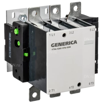 Контактор GENERICA КТИе-5200 электромагнитный, рабочий ток 200А, катушка управления 230В KKTE50-200-230-10