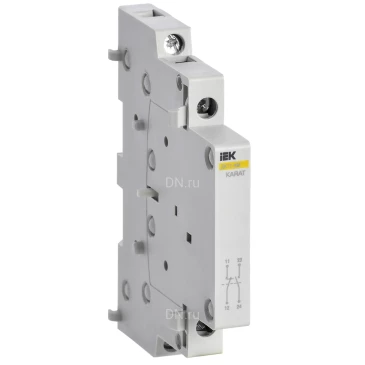 Контакт дополнительный IEK KARAT ДК11-КМ 1НО+1НЗ MKK00D-DK-11