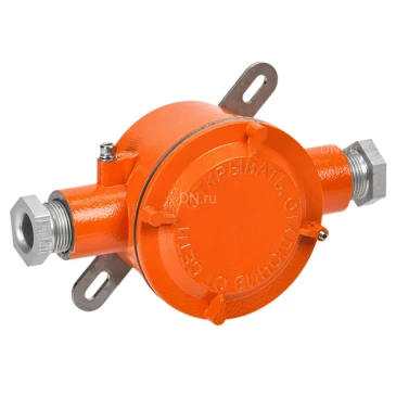 Коробка распределительная IEK BPK-21-24-1-d взрывозащищенная, количество вводов - 2шт., материал - алюминиевый сплав, IP67 VRK11-34-2-24-D