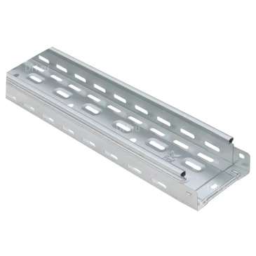 Лоток IEK ESCA CLP10-050-100-100-3 перфорированный, 50х100мм L=3000мм, материал корпуса - оцинкованная сталь толщиной 1.0мм (кратно 3м)