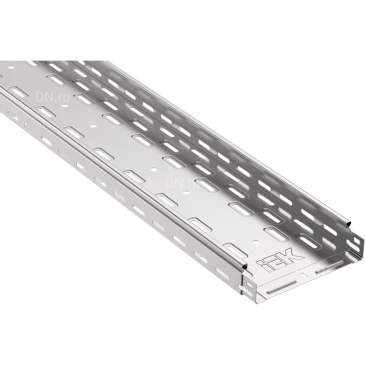 Лоток IEK ESCA CLP10-050-200-100-3 перфорированный, 50х200мм L=3000мм, материал корпуса - оцинкованная сталь толщиной 1.0мм (кратно 3м)