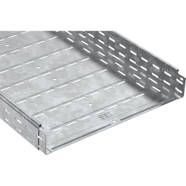 Лоток IEK ESCA CLP10-080-600-3 перфорированный, 80х600мм L=3000мм, материал корпуса - оцинкованная сталь толщиной 1.2мм (кратно 6м)